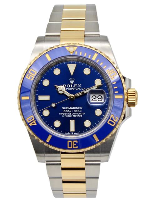 blue sub rolex|Rolex blue dial submariner watch.